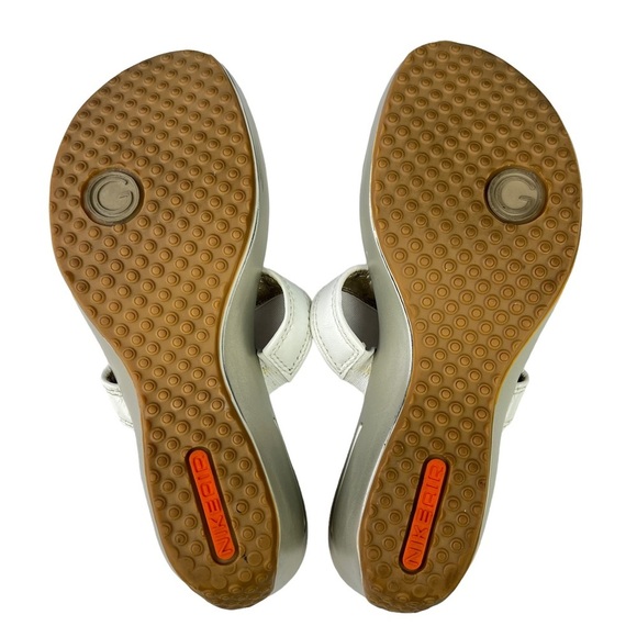 Cole Haan Wedge Slides White Sandal Womens Size 7.5 - Picture 9 of 13